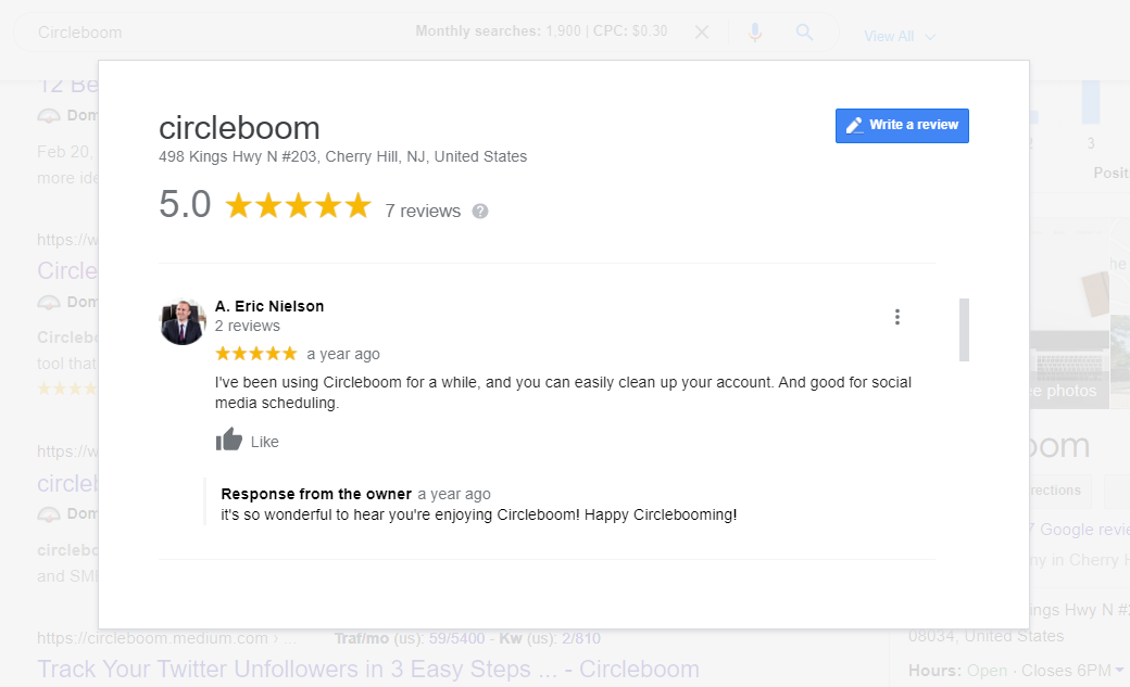Let your customers know that you value their opinions and consider them to improve your services