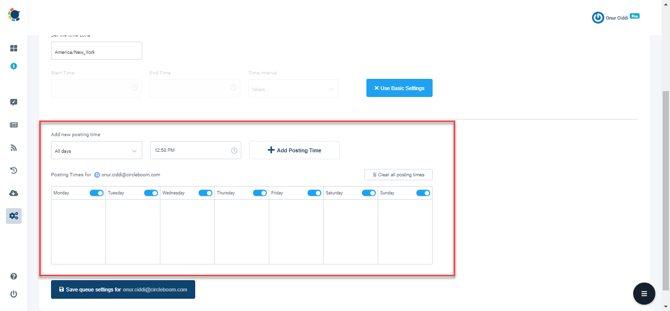 With Circleboom's advanced planner, you can schedule your Google My Business Posts regarding weekends, weekdays and special days of the week.With Circleboom's advanced planner, you can schedule your Google My Business Posts regarding weekends, weekdays and special days of the week.