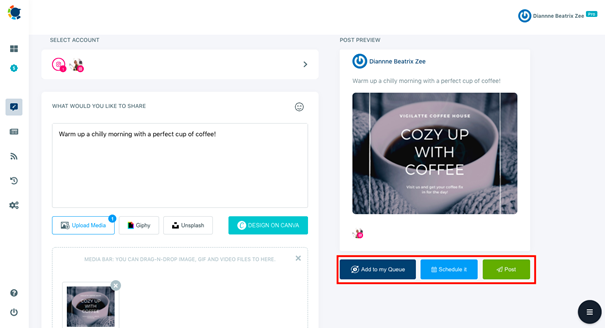 Circleboom Publish can help you schedule your posts for a future date for multiple social media platforms.