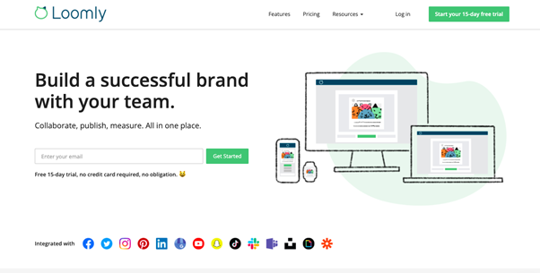 Loomly is one of the social media marketing tools in 2021.