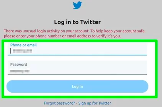 Restoring a suspended Twitter account due to suspicious activity