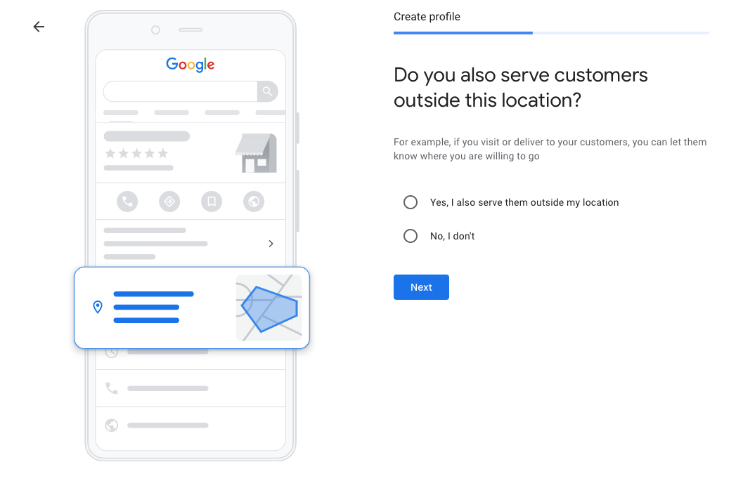 If you don't only serve around your physical location, you should confirm your business as a Service Area Business