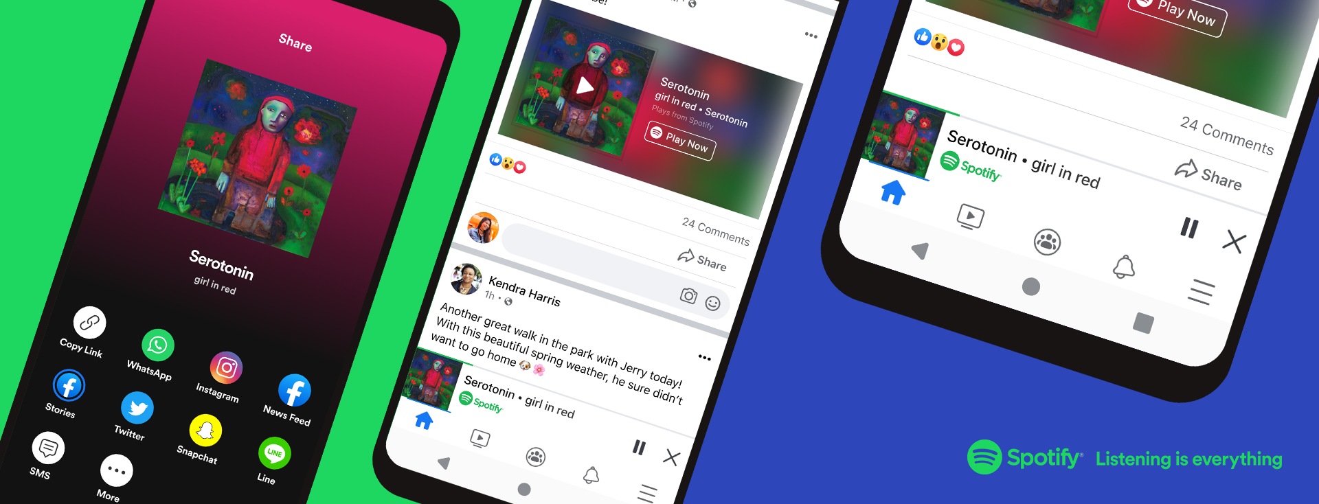 (share your content through Spotify share features!)