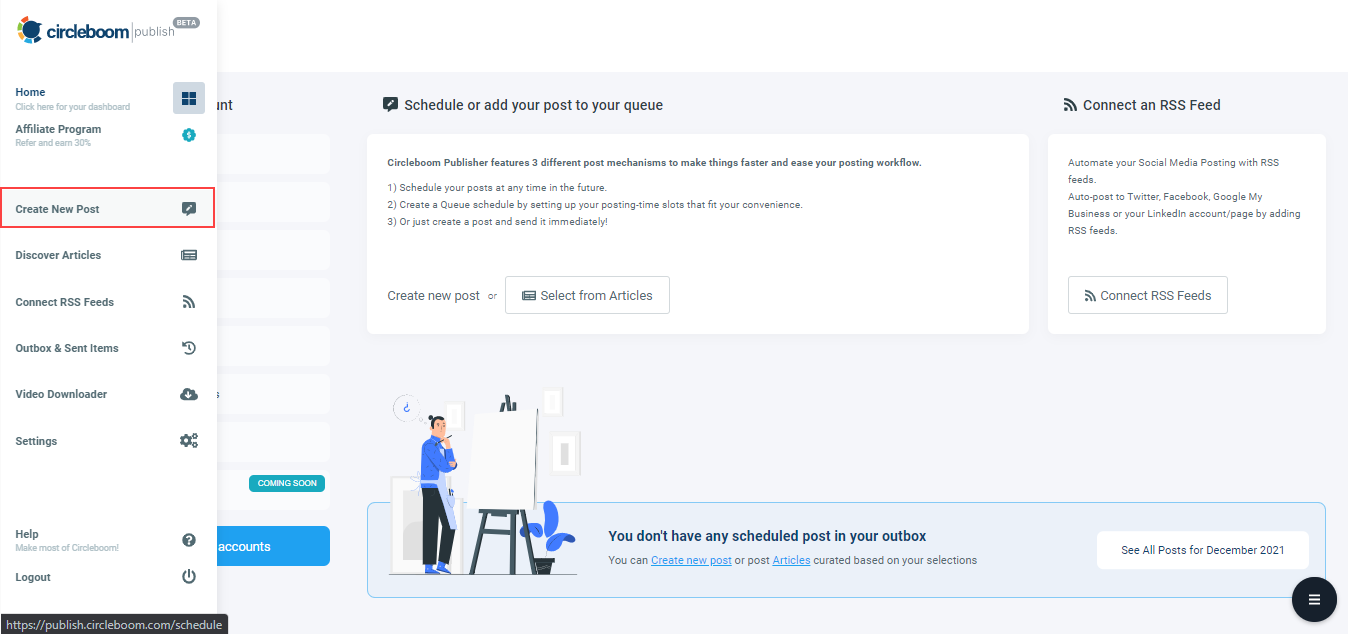 "Create New Post"
