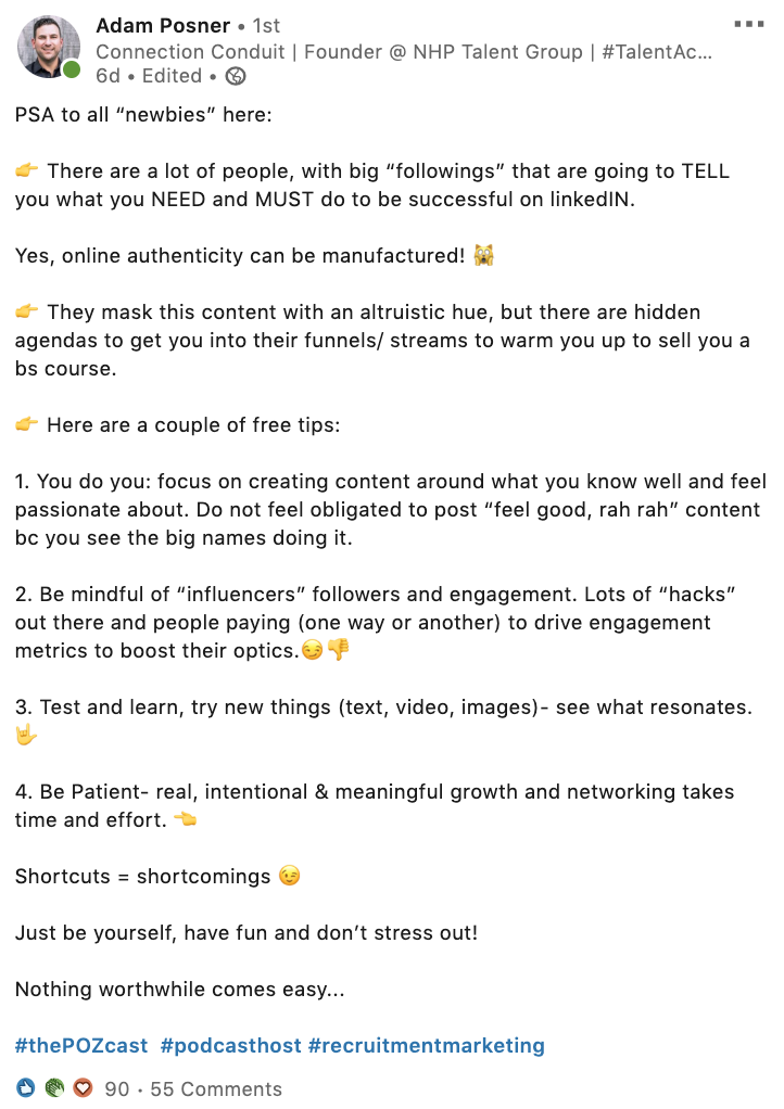 LinkedIn hashtags