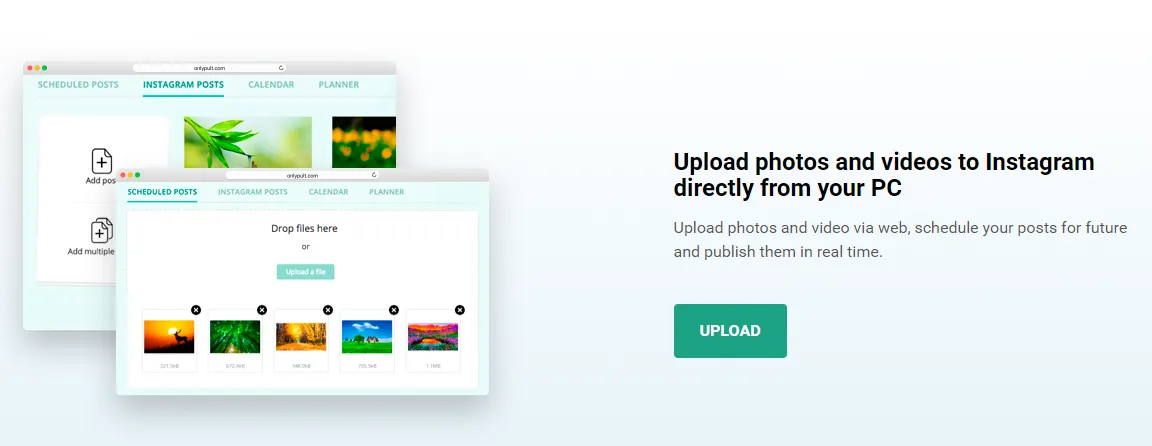 OnlyPult Dashboard is the brain where Instagram Scheduling is made central and easy & peasy