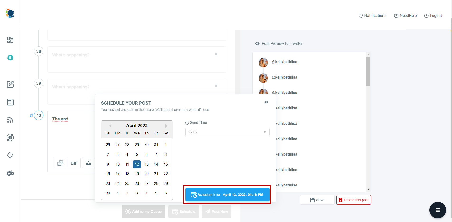 Twitter Thread Scheduler and Twitter Thread Maker.