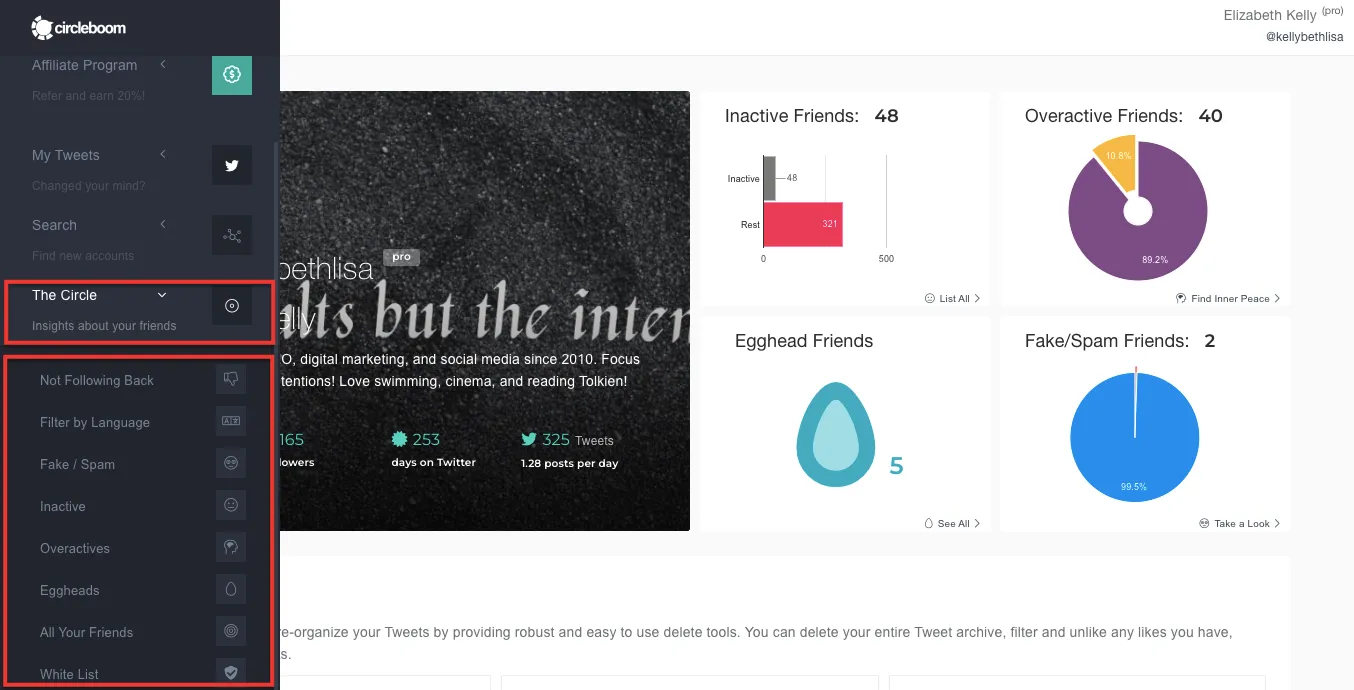 In the sidebar, you can find the Circle tool.