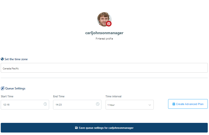 Queuing option of Circleboom Publish allows multiple posting at pre-set intervals