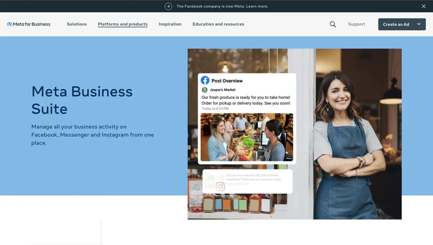 Meta Business Suite
