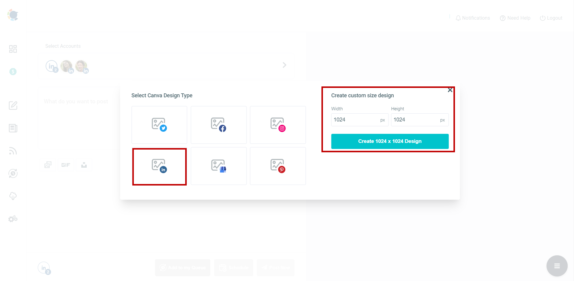Ready-made LinkedIn post template