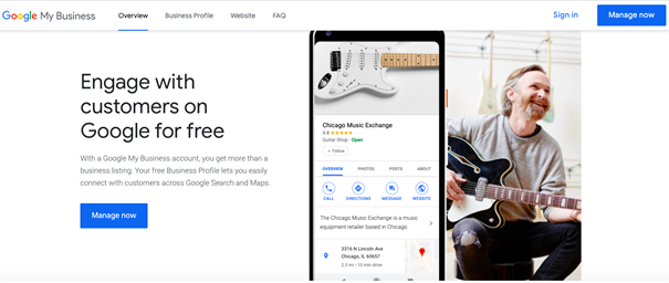 Set up a Google Business account