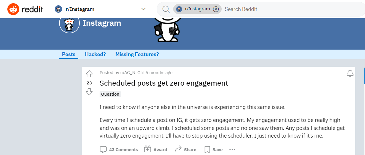 related Reddit post