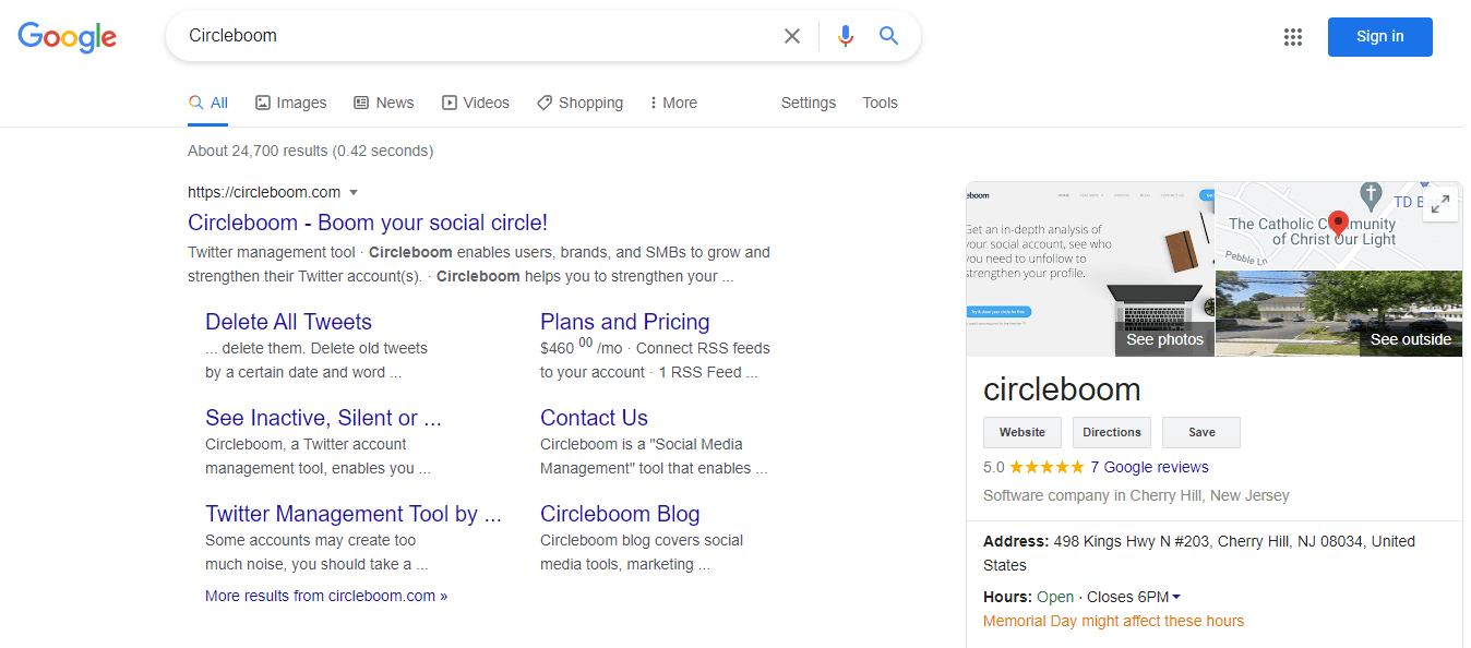 One proven way to be more visible in relevant searches is to have a detailed GMB listing.