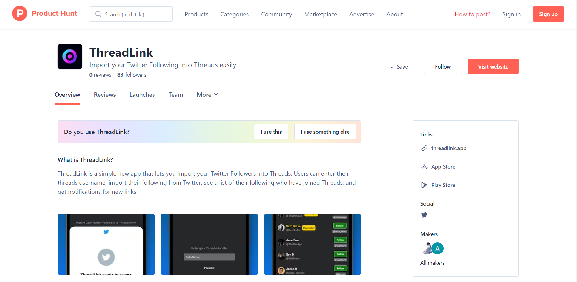 ThreadLink