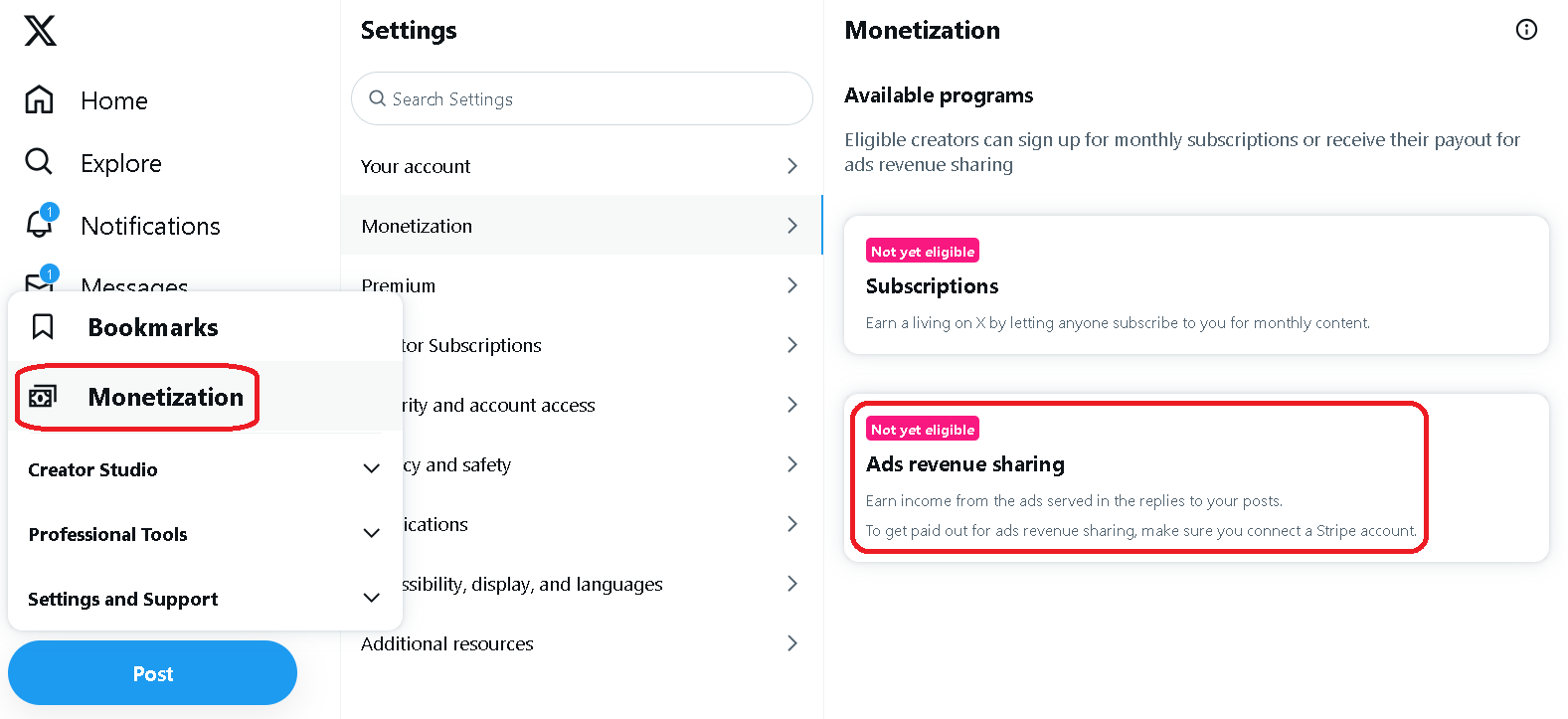 Ad monetization can be done via ads revenue sharing if you are eligible.