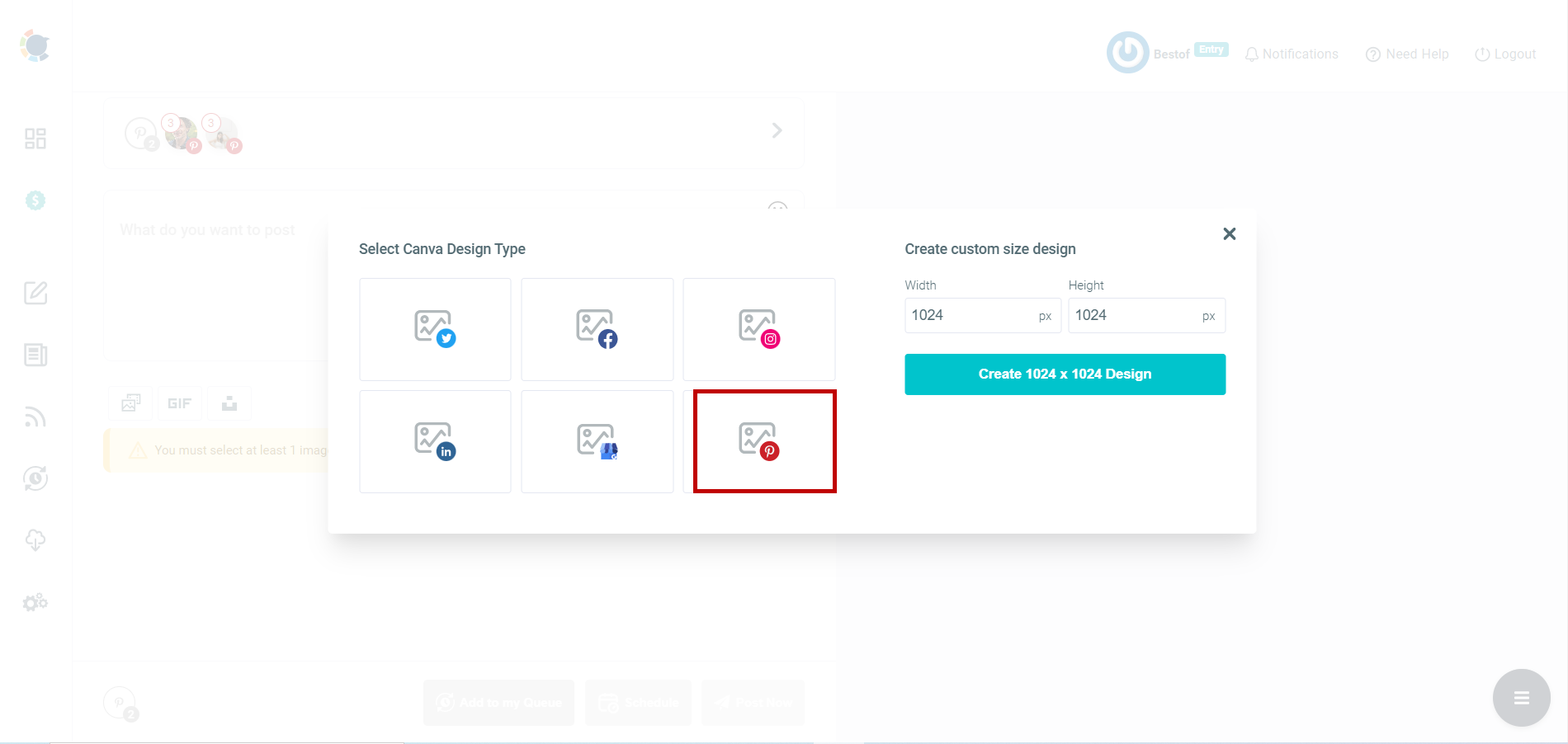 Circleboom's design tools help you automate Pinterest pins.