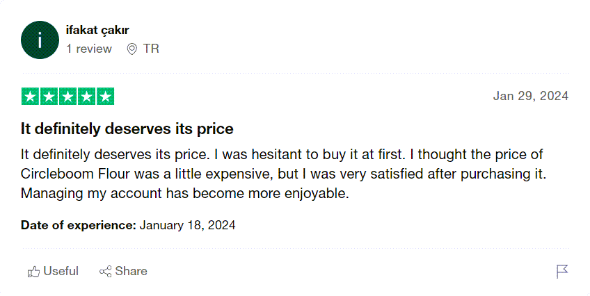 Circleboom on Trustpilot