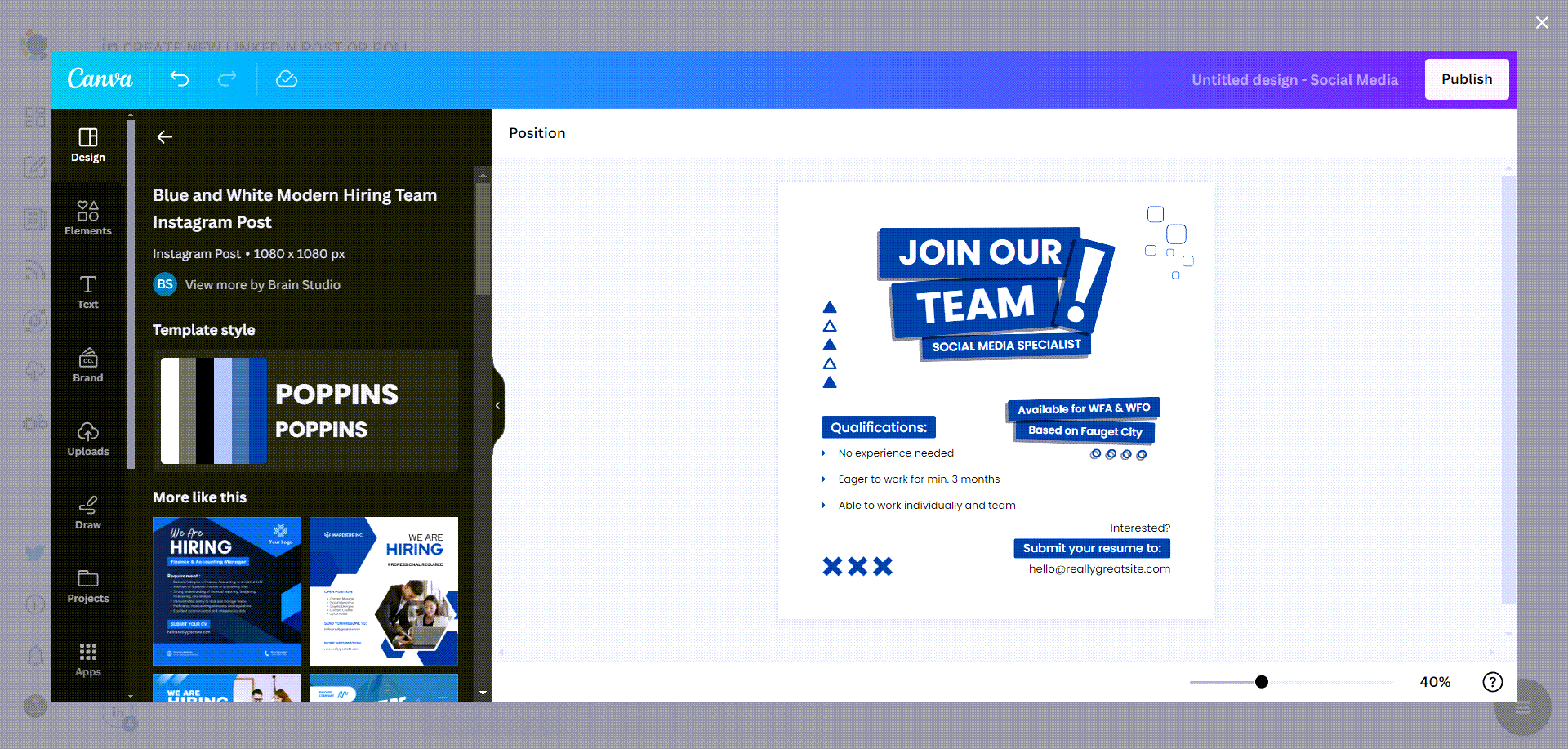 Join our team