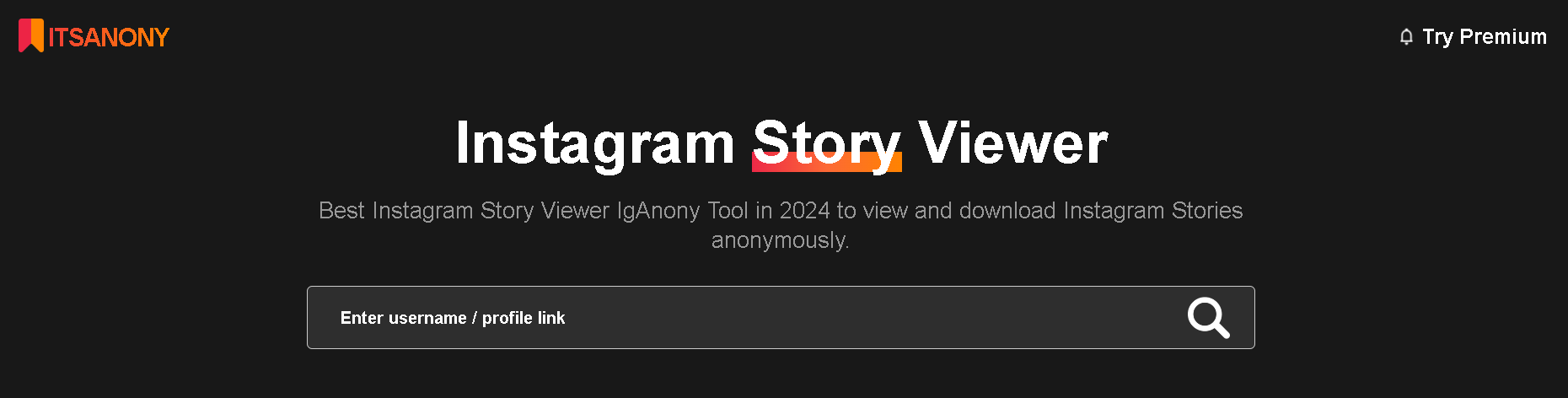 Instagram Stories Viewer: IgAnony