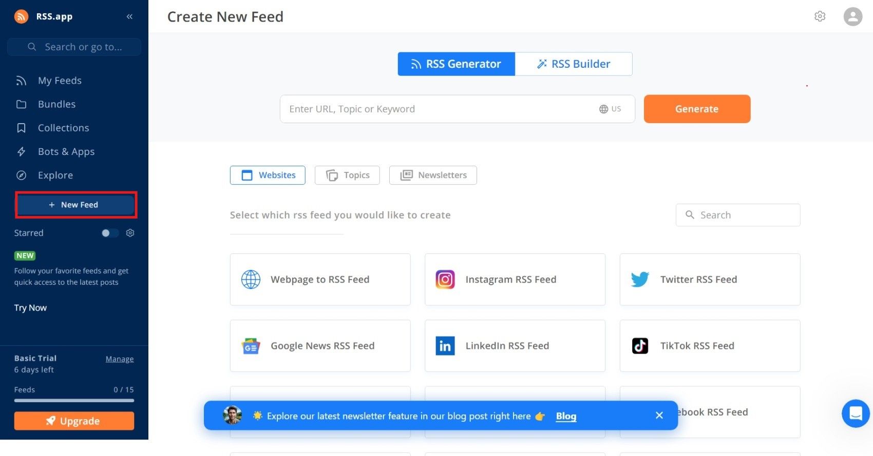 New Feed
