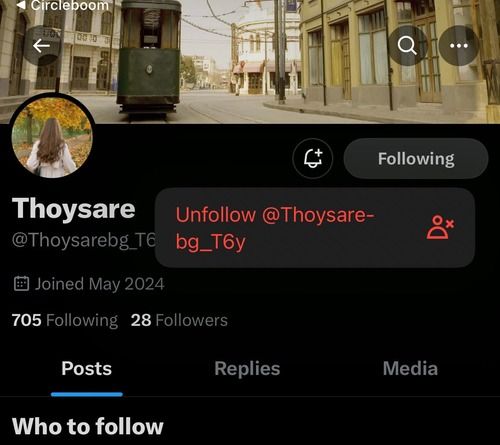 Unfollow