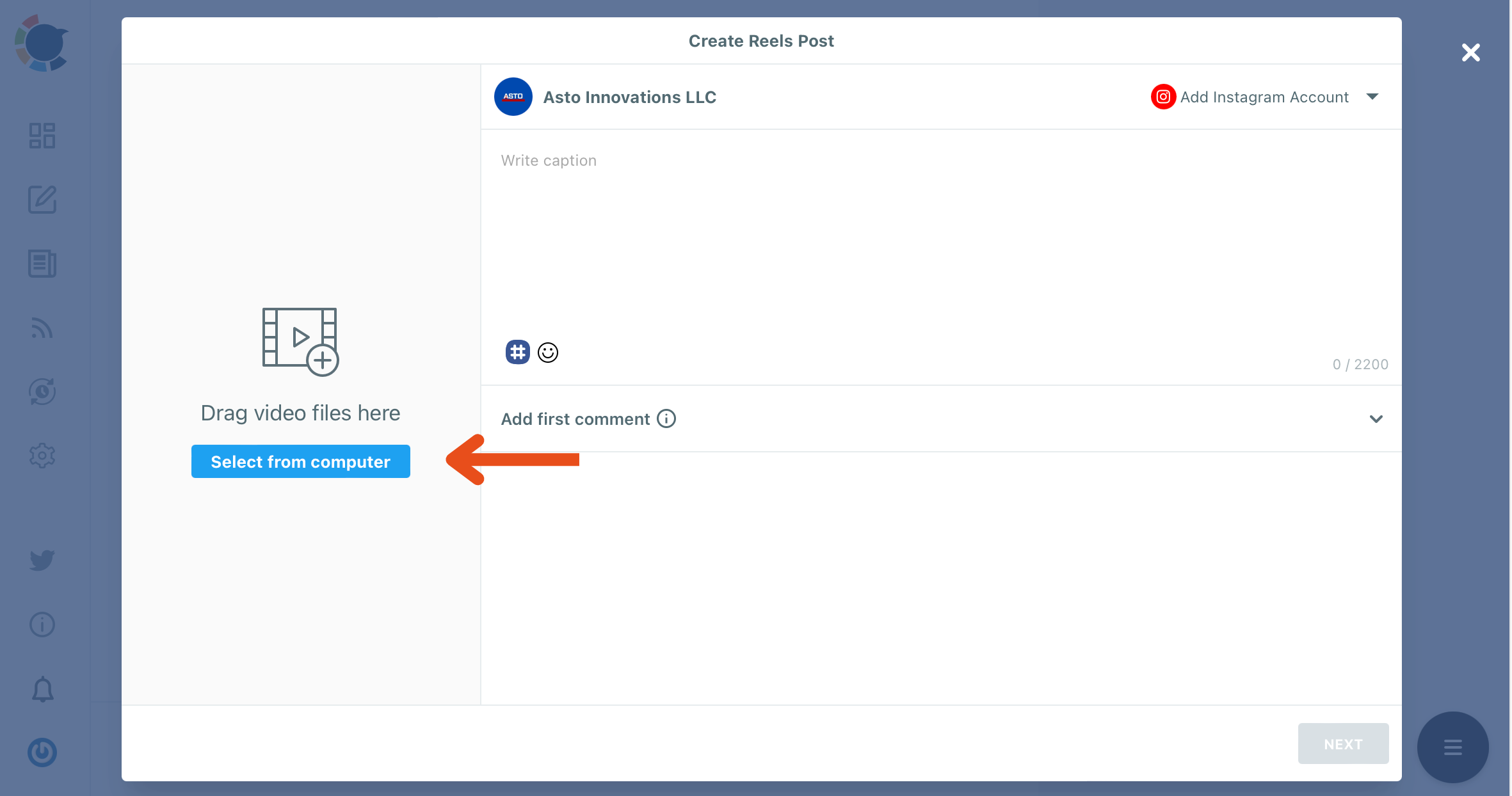 Upload Media