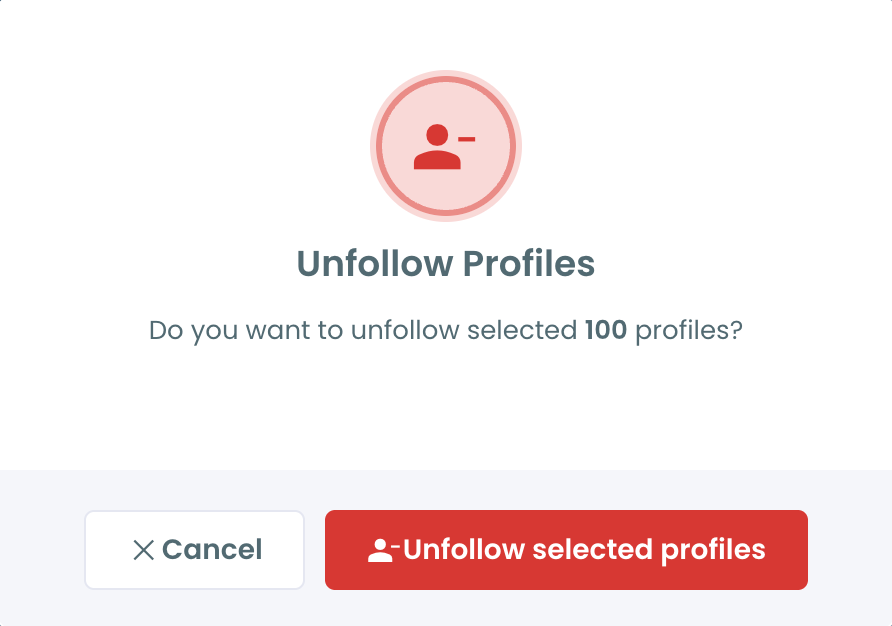 Yes you can unfollow!