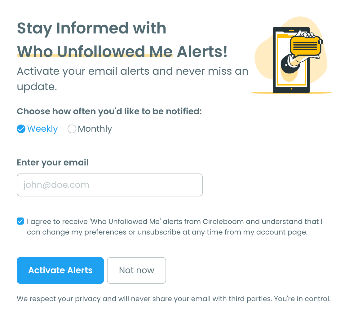 Unfollower Alert