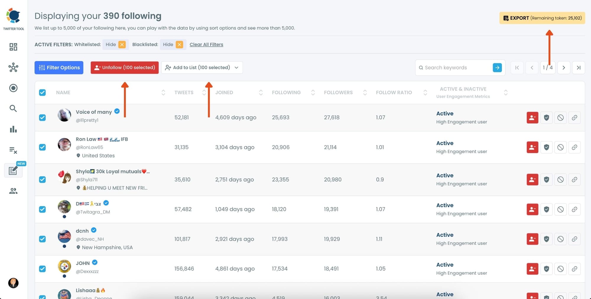 Select Accounts