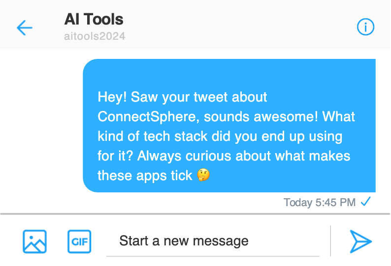 Twitter DM
