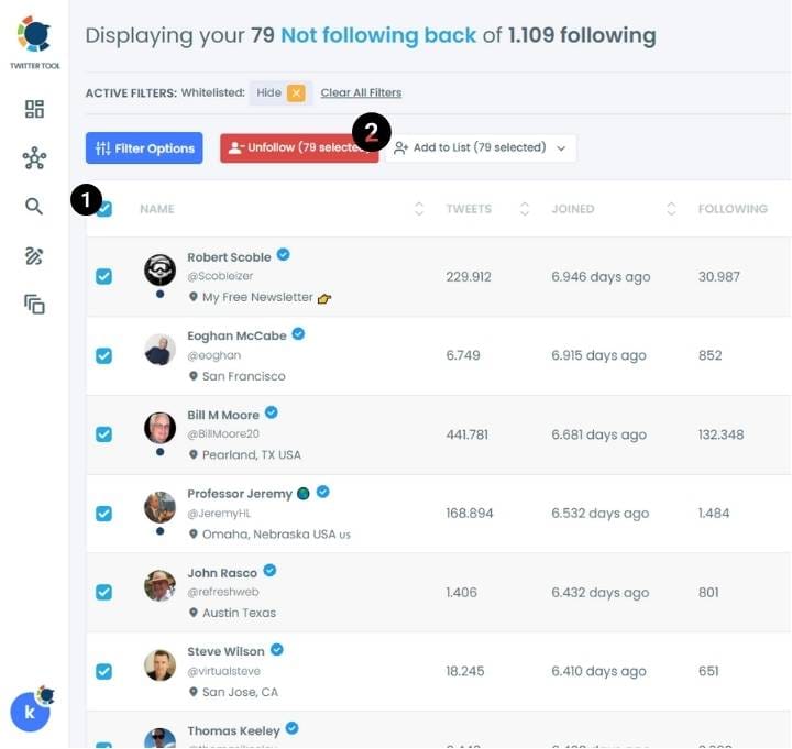 Unfollow all unfollowers!