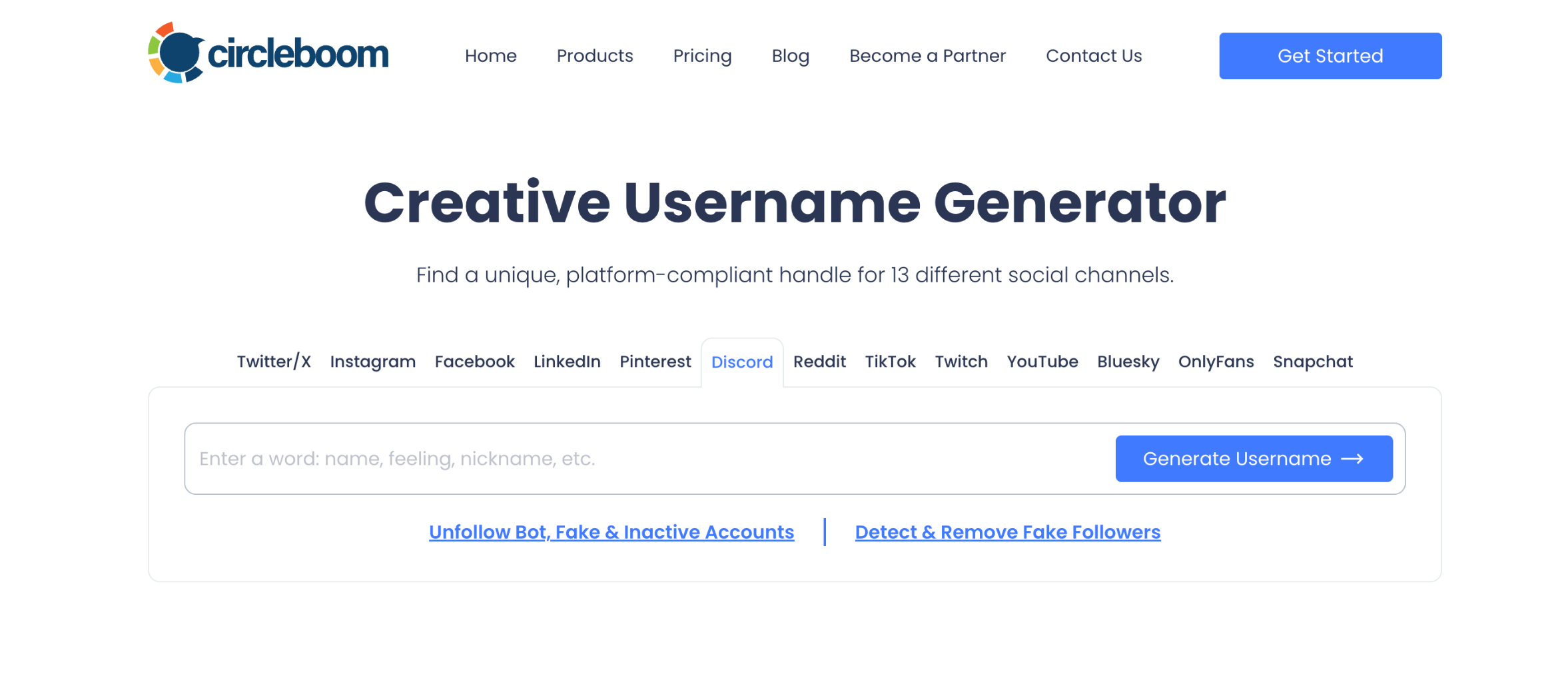 Discord Username Generator