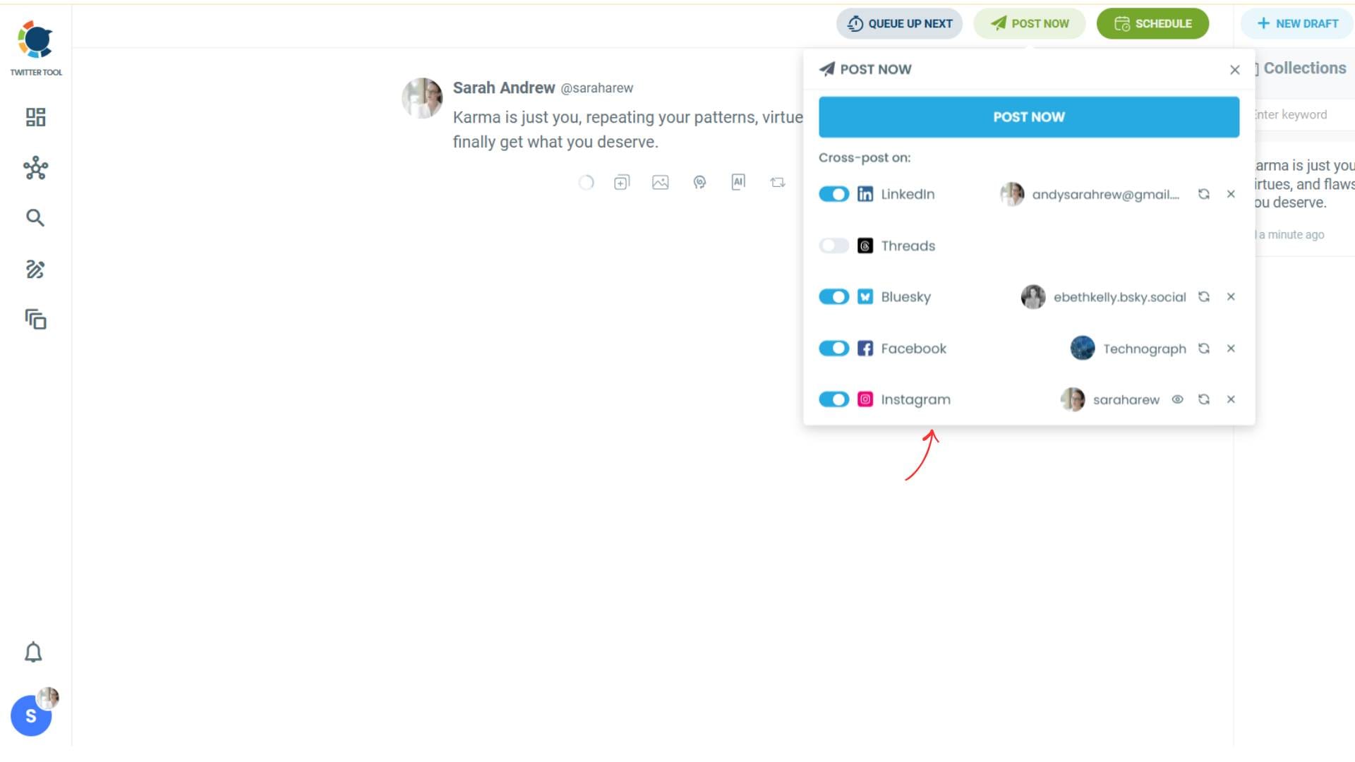 Cross post platforms