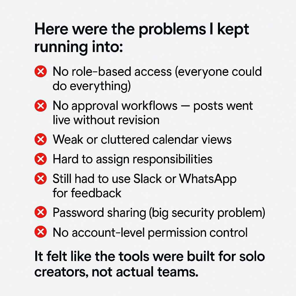 Problems of many management tools