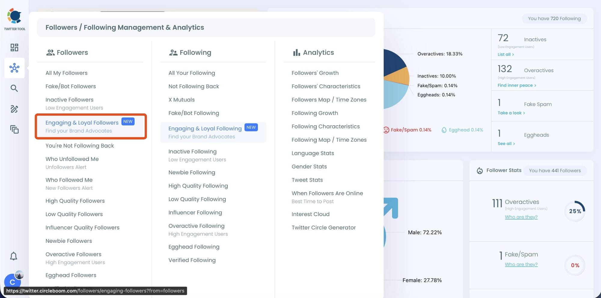 Engaging & Loyal Followers Tool