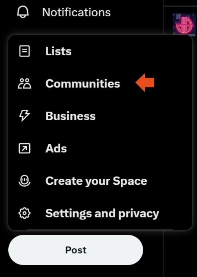 Communities on Twitter (X)