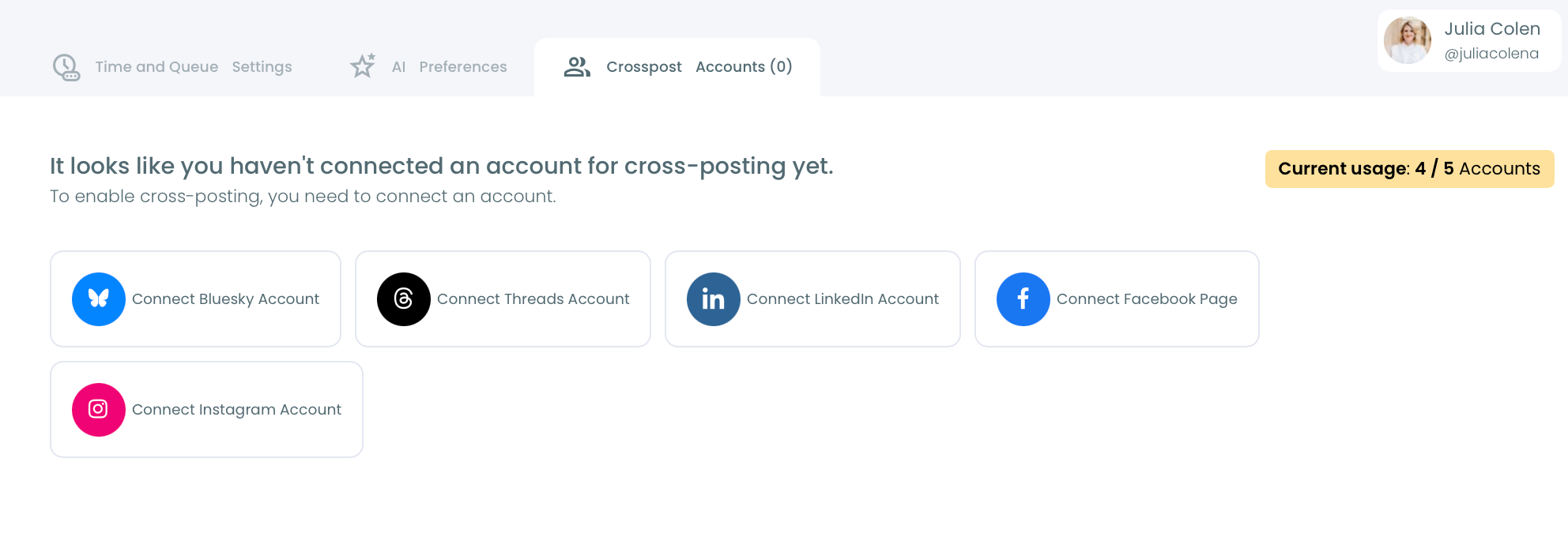 Connect Accounts