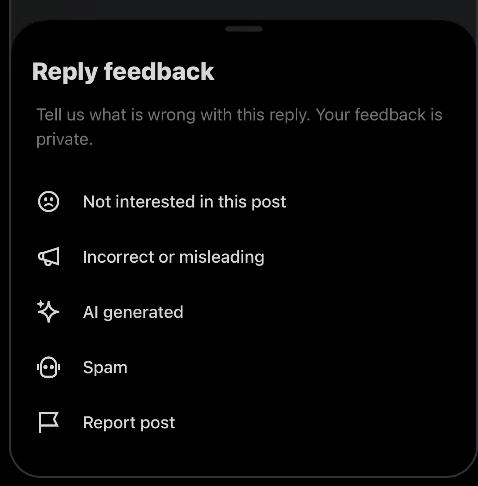 Reply Feedback