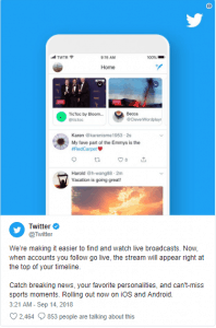 Twitter live