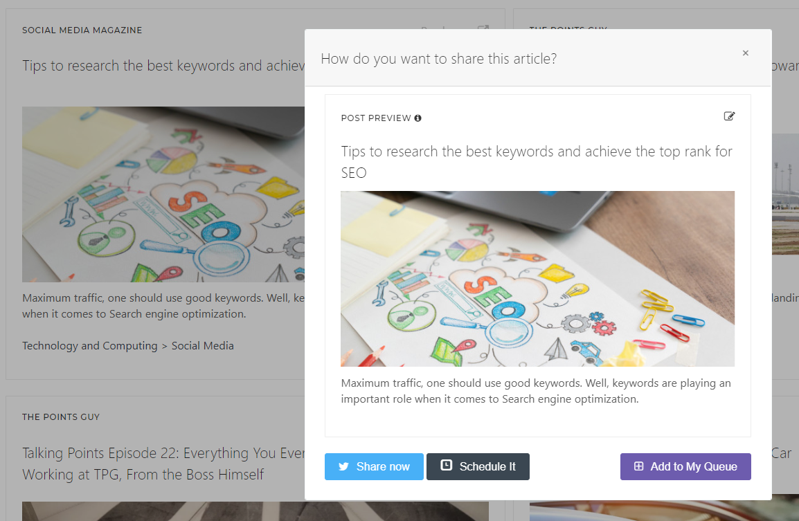 create social media content